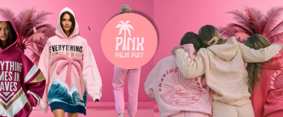 pink palm puff