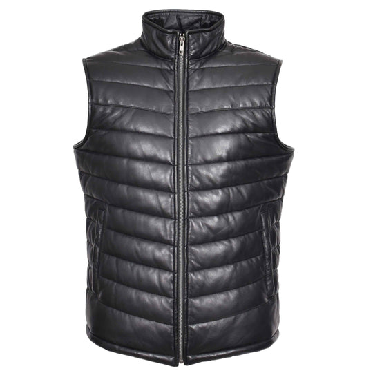 Mens Leather Waistcoat